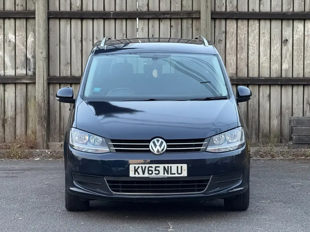 Used VW Sharan SE 177 HP (130 kW) 2015 Blue MPV