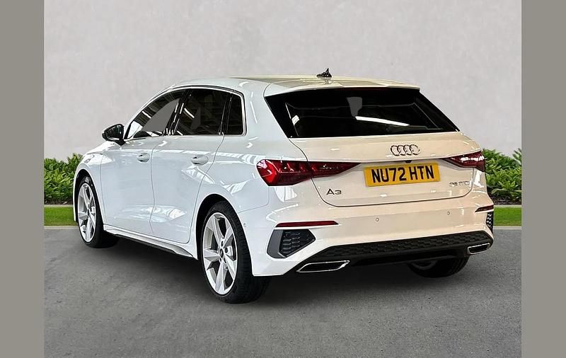 Used Audi A3 S-Line 147 HP (108 kW) 2022 White Sedan