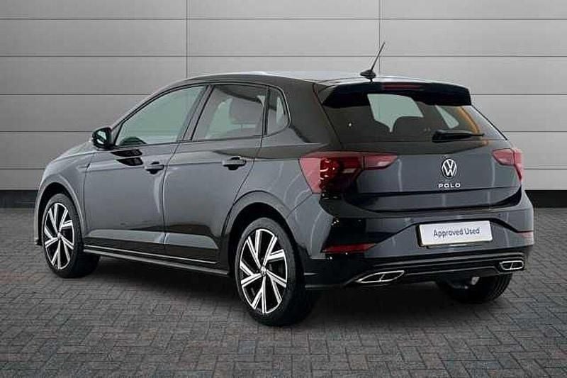 Used VW Polo R-line 95 HP (69 kW) 2023 Black Hatchback