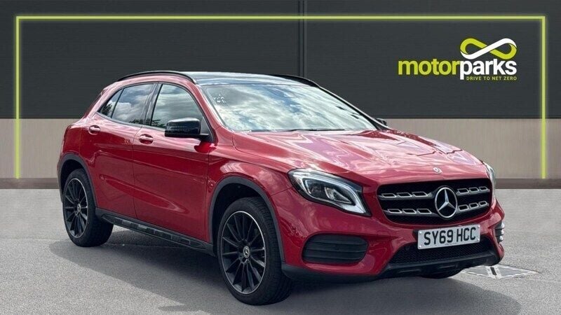 Juniper red gloss Used 2020 Mercedes GLA200 AMG line SUV | £20,000 (Good price) - Image 1/4