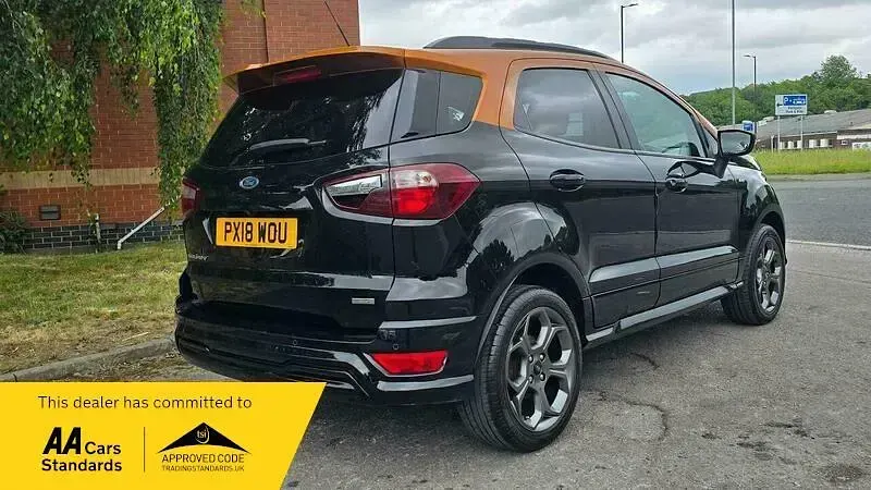 Used Ford Ecosport ST-Line 125 HP (91 kW) 2018 Black SUV