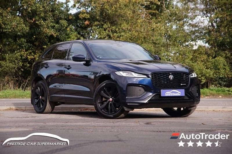 Blue Used 2021 Jaguar F-Pace R-Dynamic SUV | £26,699 (Fair price) - Image 1/4