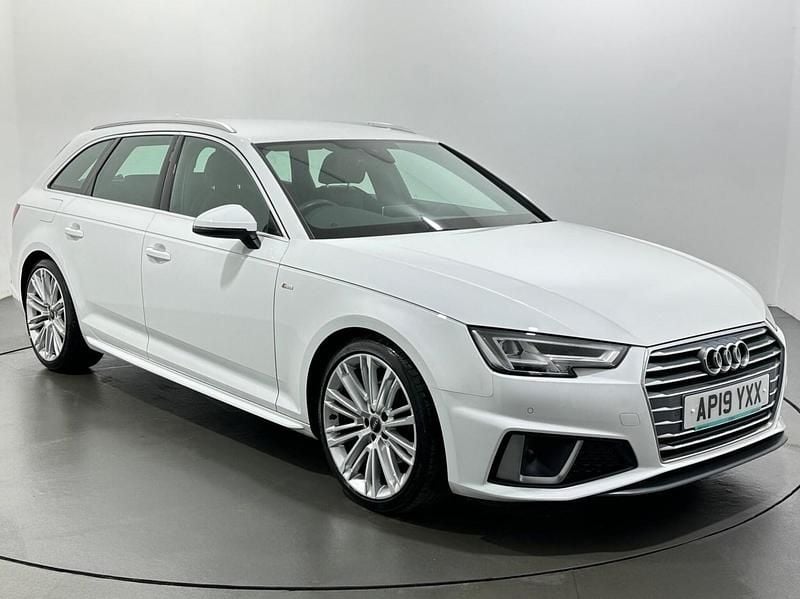 Used Audi A4 S-Line 190 HP (139 kW) 2019 White Estate