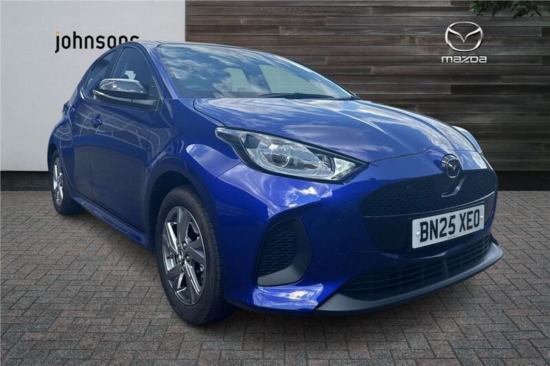 Blue Used 2025 Mazda 2 Exclusive-Line Hatchback | £19,477 (Fair price) - Image 1/4