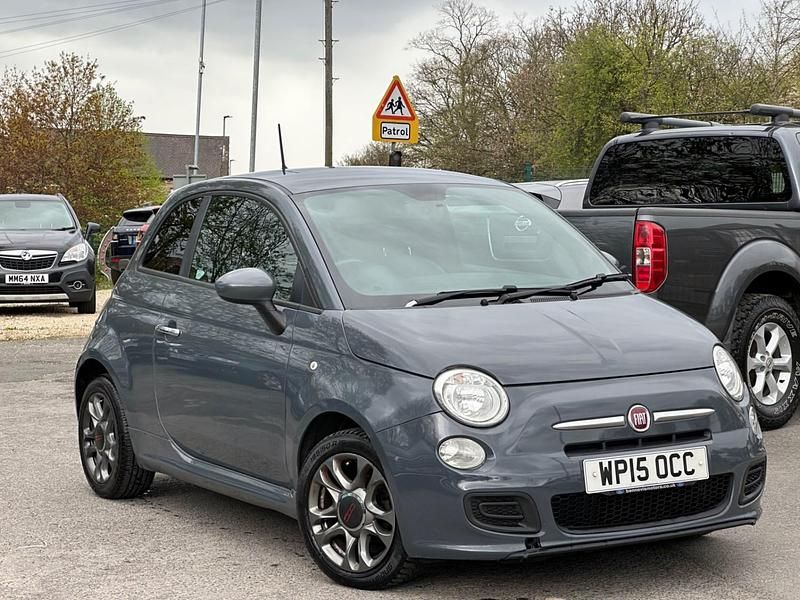 Used Fiat 500 S 69 HP (50 kW) 2015 Grey Hatchback