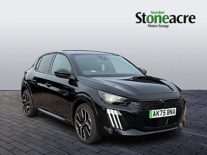 New Peugeot e-208 GTi 100 kW (136 HP) 2025 Black Hatchback