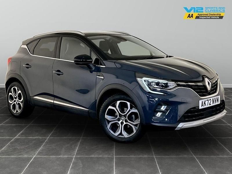Blue/black Used 2022 Renault Captur Techno SUV | £12,595 (Good price) - Image 1/2