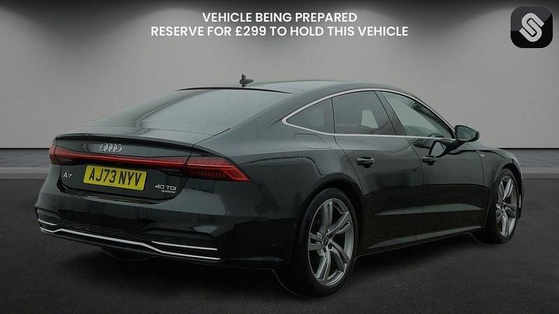 Used Audi A7 Sportback S-Line 204 HP (150 kW) 2023 Mythos black metallic/mythos black metallic Hatchback
