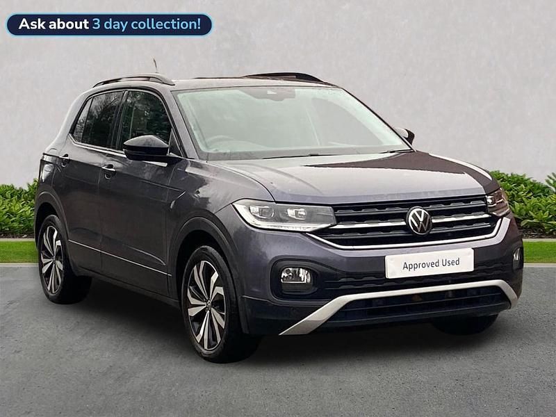 Grey Used 2023 VW T-Cross Black Edition SUV | £17,240 (Fair price) - Image 1/2