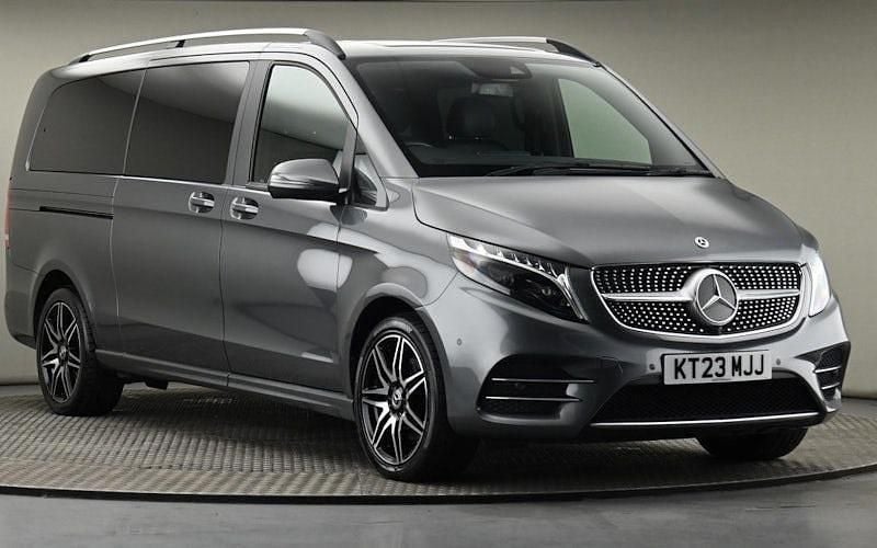 Grey Used 2023 Mercedes V220 AMG line MPV | £51,200 (Super price) - Image 1/4