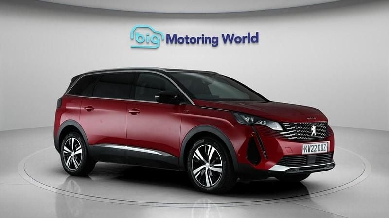 Red Used 2022 Peugeot 5008 GT MPV | £22,700 (Fair price) - Image 1/4