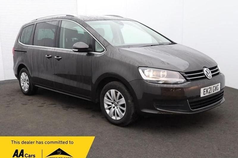 Used VW Sharan SE 150 HP (110 kW) 2021 Brown MPV