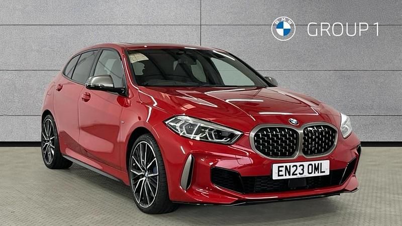 Used BMW M135 Shadowline 306 HP (225 kW) 2023 Red Hatchback
