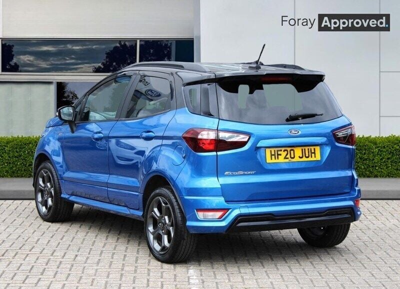 Used Ford Ecosport ST-Line 123 HP (90 kW) 2020 Desert island blue SUV