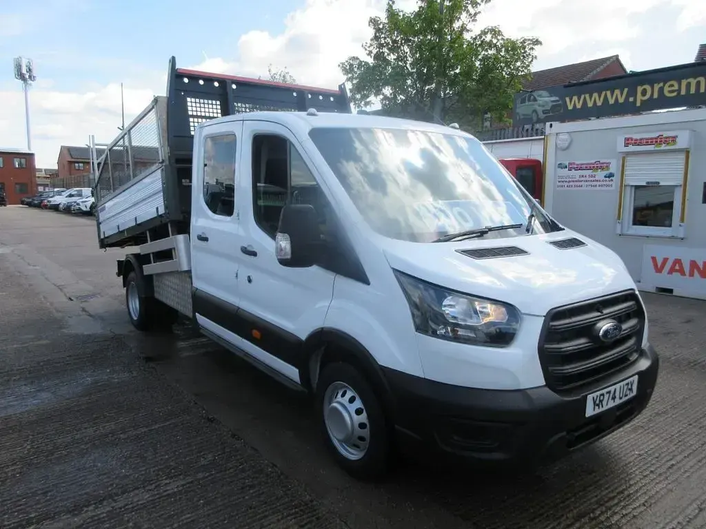 Used Ford Transit 130 HP (95 kW) 2024 White Cabriolet