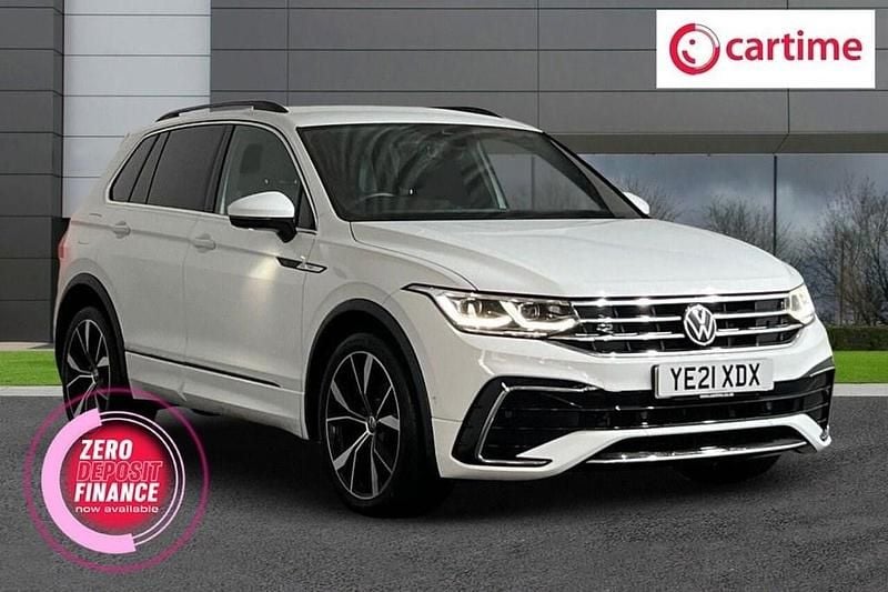 White Used 2021 VW Tiguan R-line SUV | £22,500 (Fair price) - Image 1/4