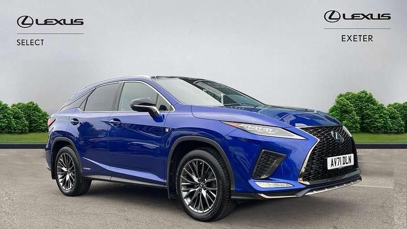 Blue Used 2021 Lexus RX450h Sport Line SUV | £34,690 (Fair price) - Image 1/4