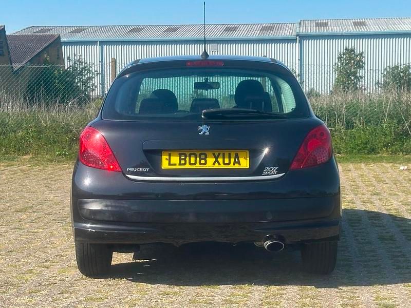 Used Peugeot 207 Sport 94 HP (69 kW) 2008 Black Hatchback