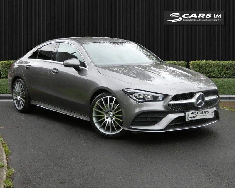 Grey Used 2020 Mercedes CLA200 AMG line Coupe | £18,995 (Fair price) - Image 1/4