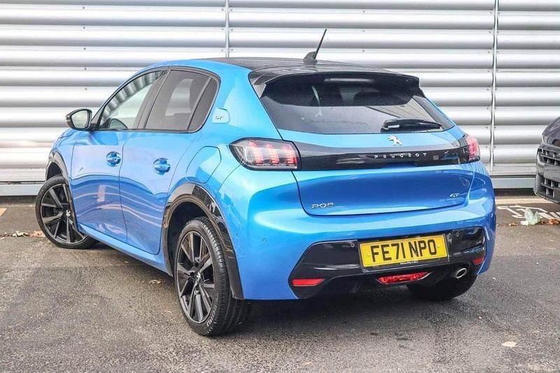 Blue Used 2021 Peugeot 208 Premium Hatchback | £14,011 (Fair price) - Image 1/4