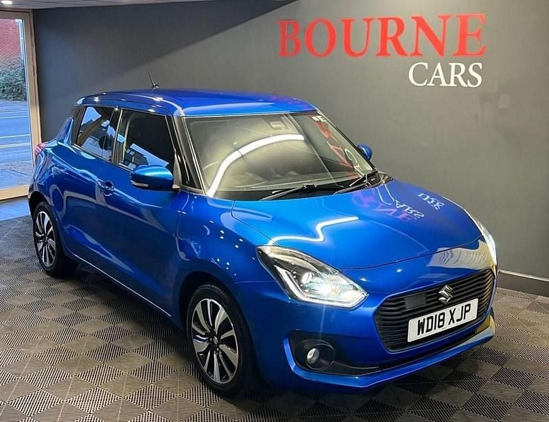 Blue Used 2018 Suzuki Swift SZ5 Hatchback | £9,495 (Fair price) - Image 1/4