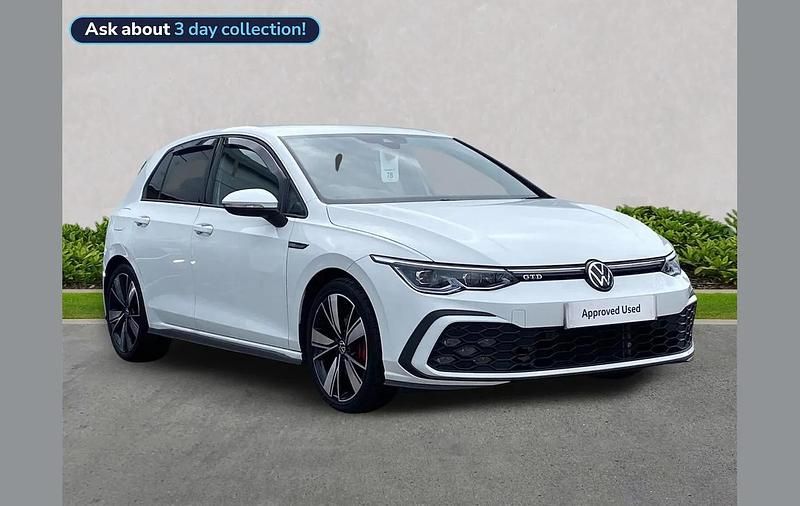 Used VW Golf VIII GTD 200 HP (147 kW) 2024 White Hatchback