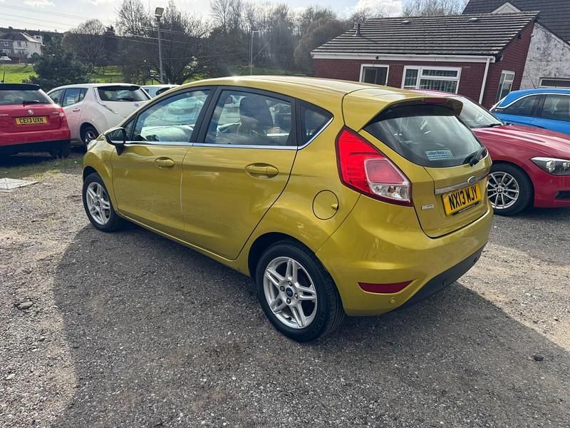 Used Ford Fiesta Zetec 2013 Yellow Hatchback
