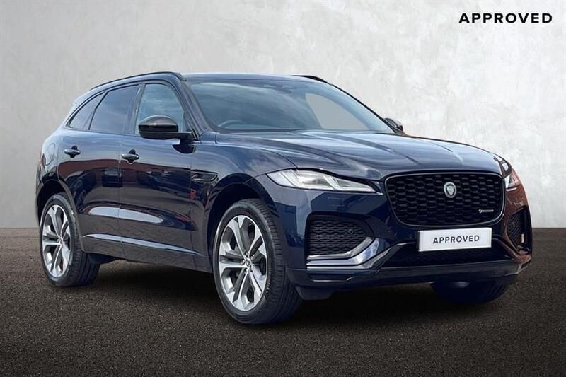 Portofino blue Used 2024 Jaguar F-Pace R-Dynamic SUV | £43,650 (Expensive) - Image 1/4