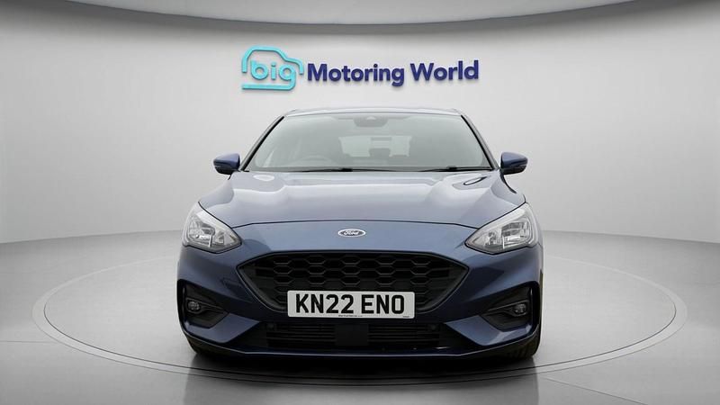 Used Ford Focus ST-Line 125 HP (91 kW) 2021 Blue Hatchback