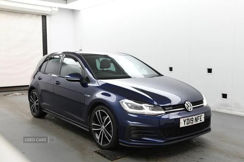 Used VW Golf VII GTD 184 HP (135 kW) 2019 Blue Hatchback