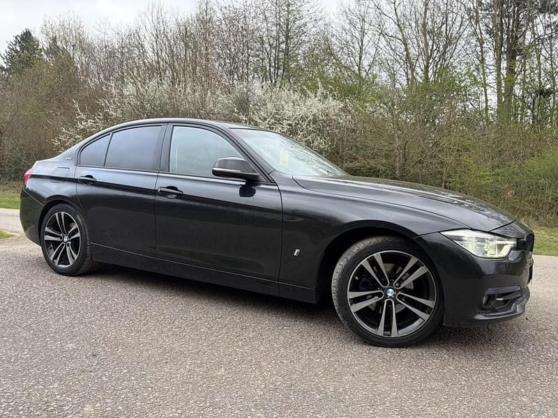 Used BMW 330e Sport Line 2017 Black Sedan