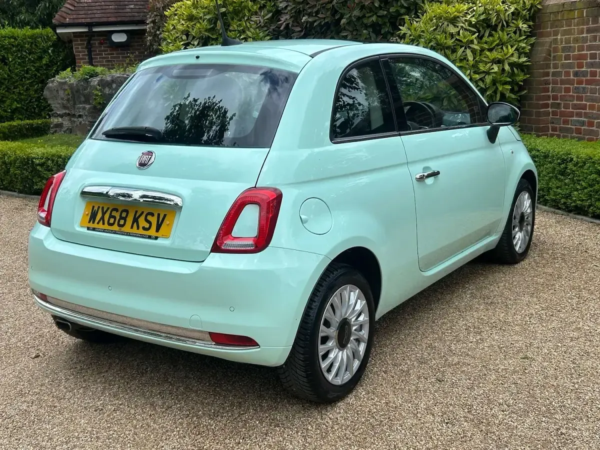 Used Fiat 500 Lounge 69 HP (50 kW) 2018 Green Hatchback