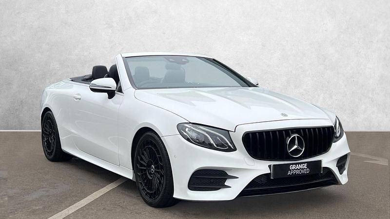 Used Mercedes E220 AMG line 194 HP (142 kW) 2018 White Cabriolet