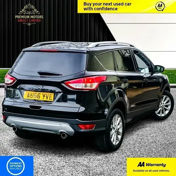 Used Ford Kuga Titanium 150 HP (110 kW) 2016 Black SUV
