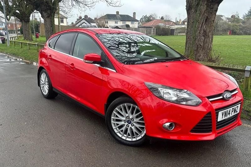 Red Used 2014 Ford Focus Zetec Hatchback | £2,495 (Good price) - Image 1/1