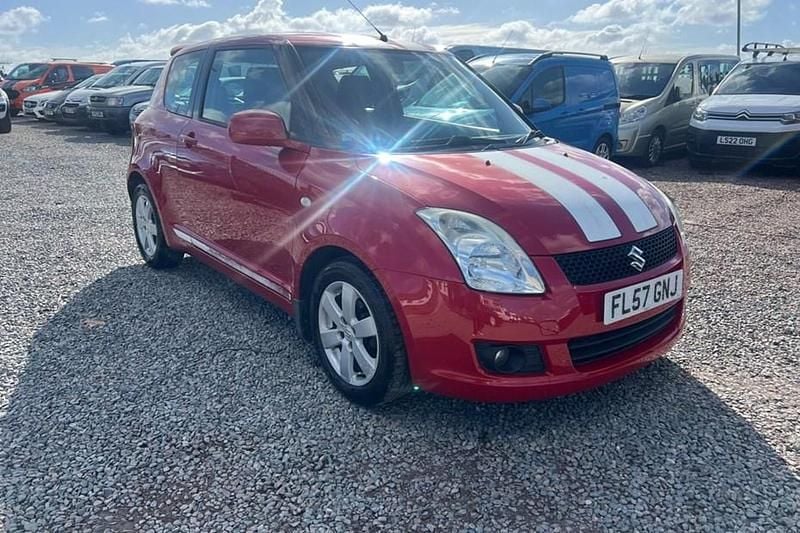 Usado Suzuki Swift GLX 102 HP (75 kW) 2008 Vermelho Citadino