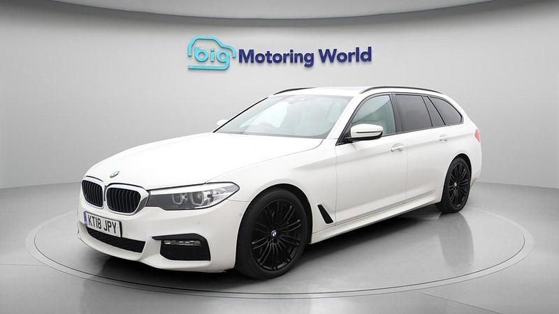 Used BMW 530 M Sport 252 HP (185 kW) 2018 White Estate