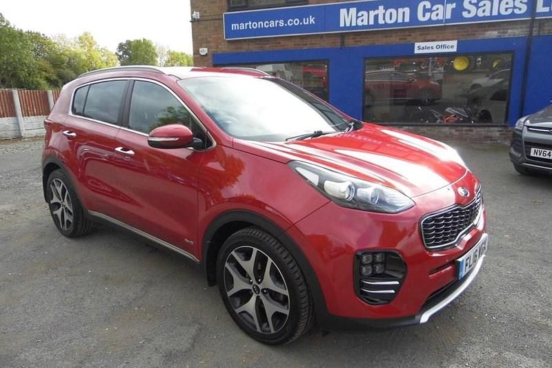Red Used 2016 Kia Sportage GT-Line SUV | £10,500 (Fair price) - Image 1/1