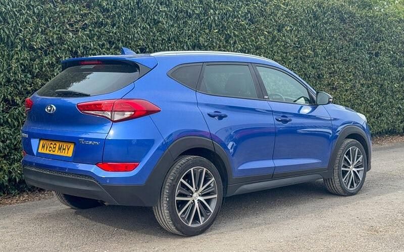 Usado Hyundai Tucson GO! 141 HP (103 kW) 2018 Azul SUV