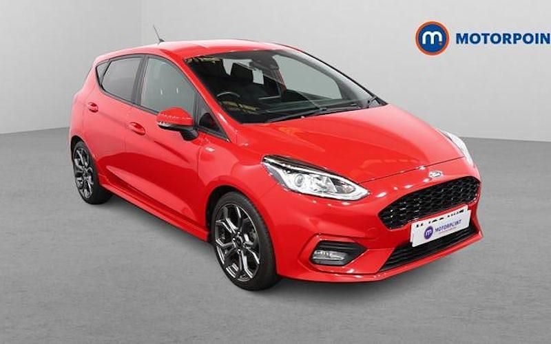 Used Ford Fiesta ST-Line 101 HP (74 kW) 2019 Red Hatchback