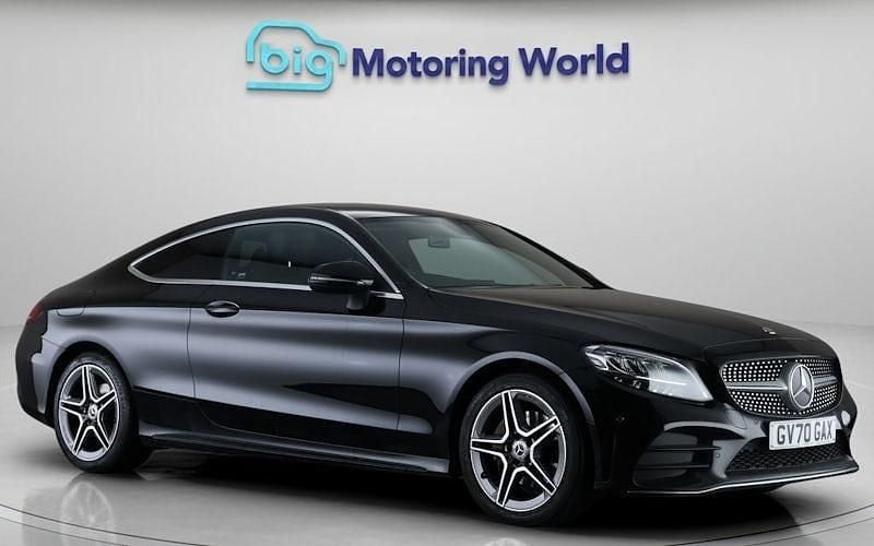 Used 2022 Mercedes C200 AMG line Coupe | £18,900 (Good price) - Image 1/4