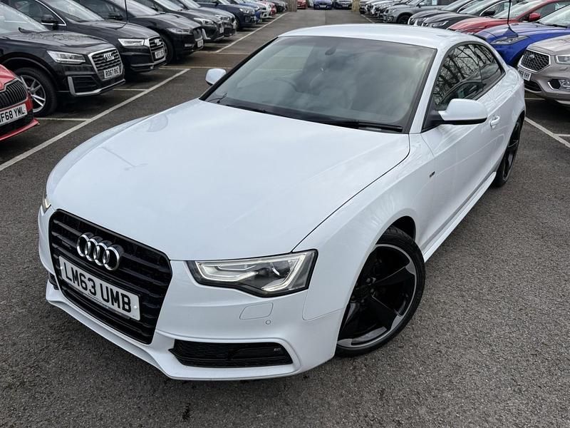 Used Audi A5 Black Edition 225 HP (165 kW) 2013 White Coupe