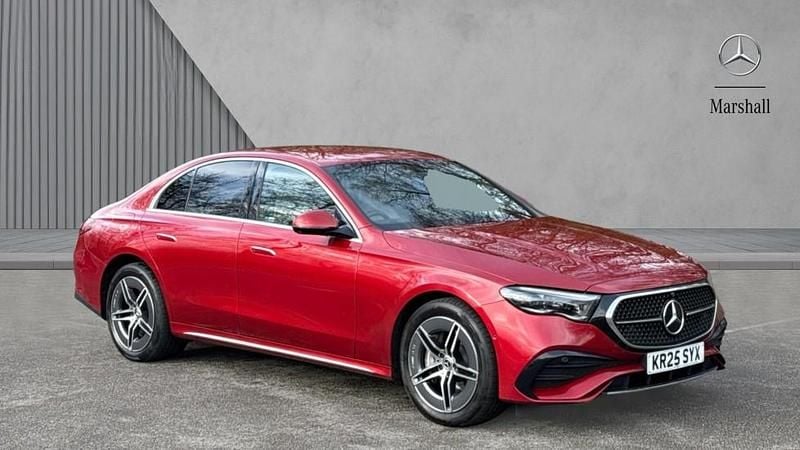 Red Used 2025 Mercedes E300 AMG Line Premium | £51,595 (Good price) - Image 1/4