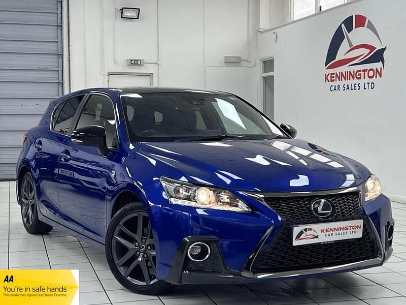 Used Lexus CT200h Sport Line 2018 Blue/black Hatchback