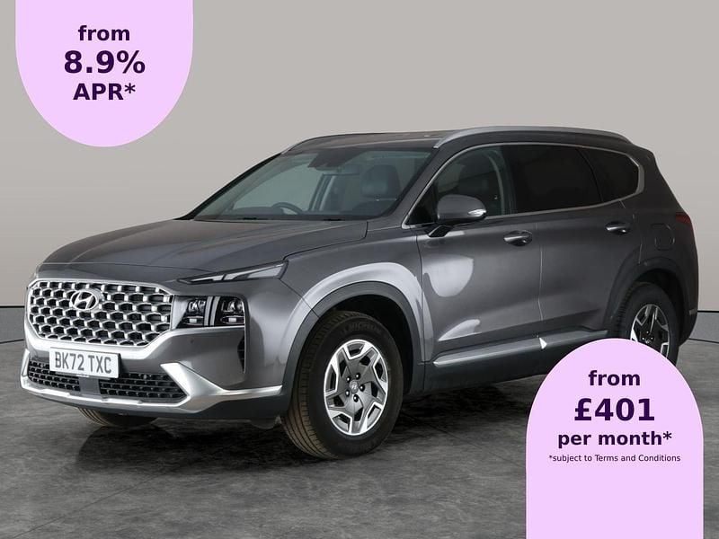 Grey Used 2022 Hyundai Santa Fe Premium SUV | £26,917 (Good price) - Image 1/2