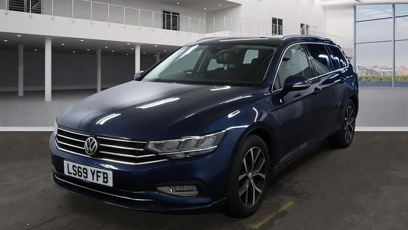 Usado VW Passat SEL 150 HP (110 kW) 2019 Azul Carrinha