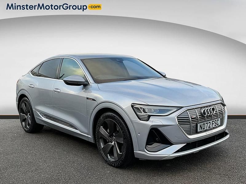 Silver Used 2022 Audi e-tron S-Line SUV | £19,790 (Good price) - Image 1/4