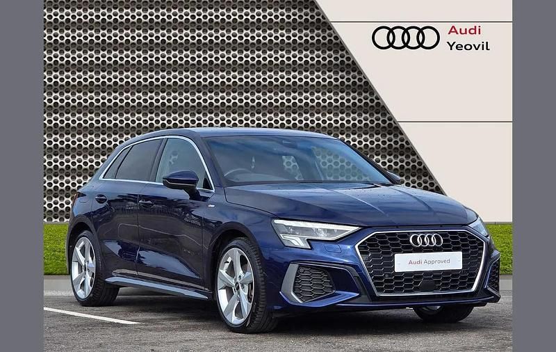 Used Audi A3 S-Line 147 HP (108 kW) 2024 Blue Hatchback