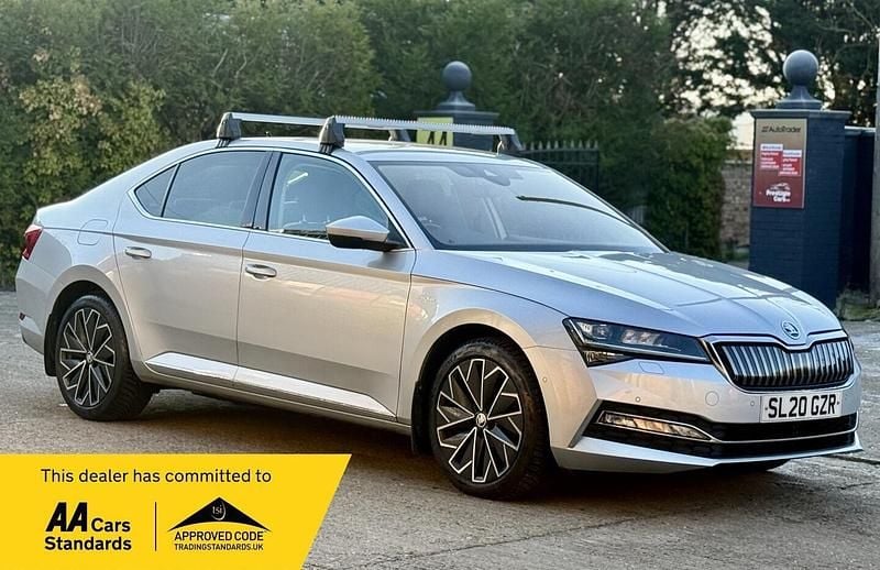 Silver Used 2020 Skoda Superb LAURIN & KLEMENT Hatchback | £16,490 (Fair price) - Image 1/2