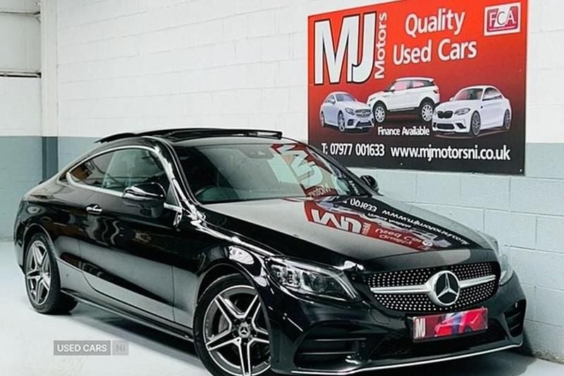 Black Used 2020 Mercedes C300 AMG Line Premium Plus Coupe | £15,995 (Fair price) - Image 1/1